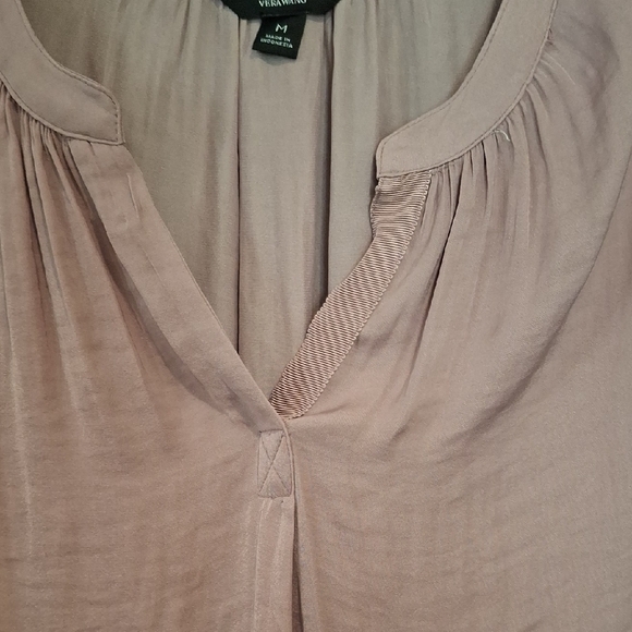 Simply Vera Vera Wang Pink Cuffed Sleeve Blouse - Picture 3 of 7
